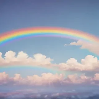 cute rainbow background