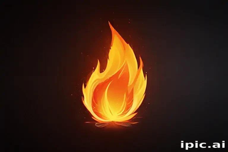background with fire