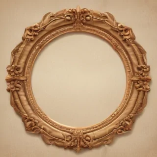 oval frame clipart