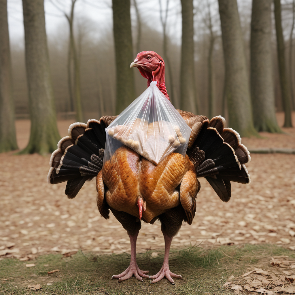 how much does a turkey bag weigh