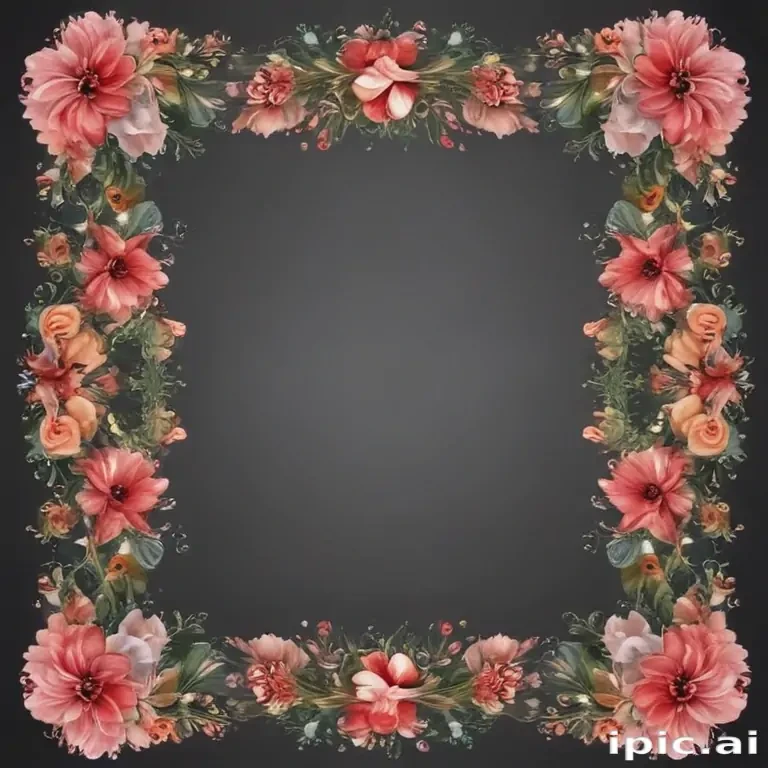 clipart borders flowers