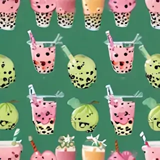 bubble tea wallpaper