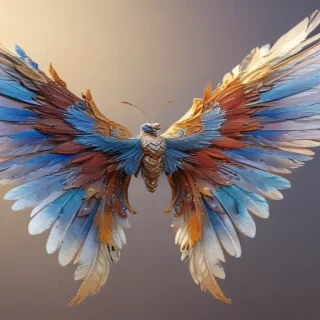 wings with background