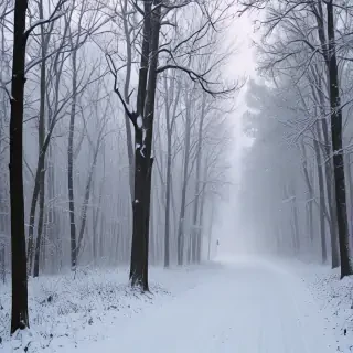 snowing iphone wallpaper