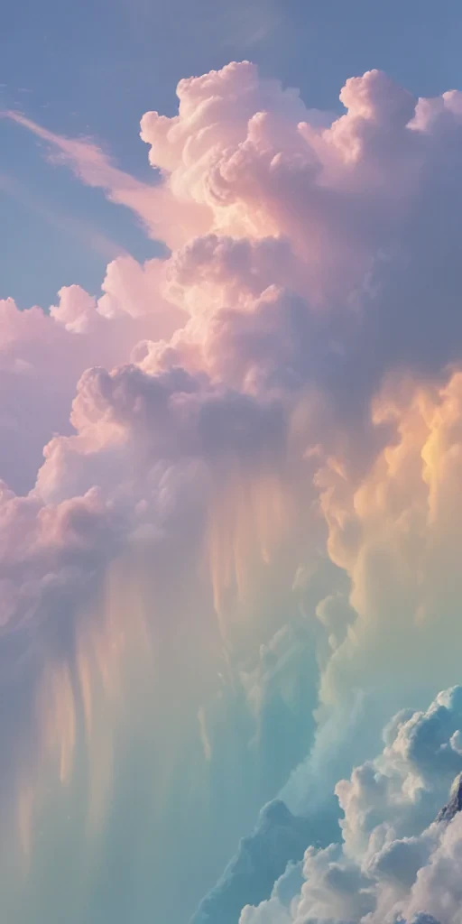 pastel rainbow