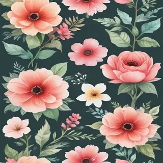 clipart watercolor flowers