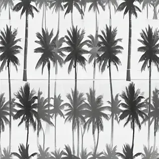 transparent palm trees