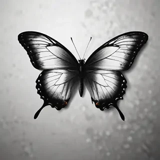 black and white butterfly wallpaper