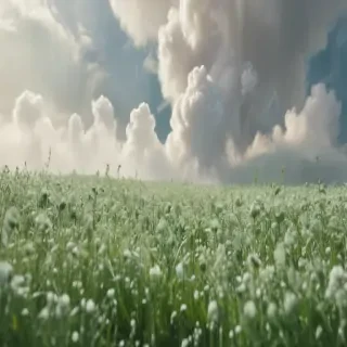background white and green