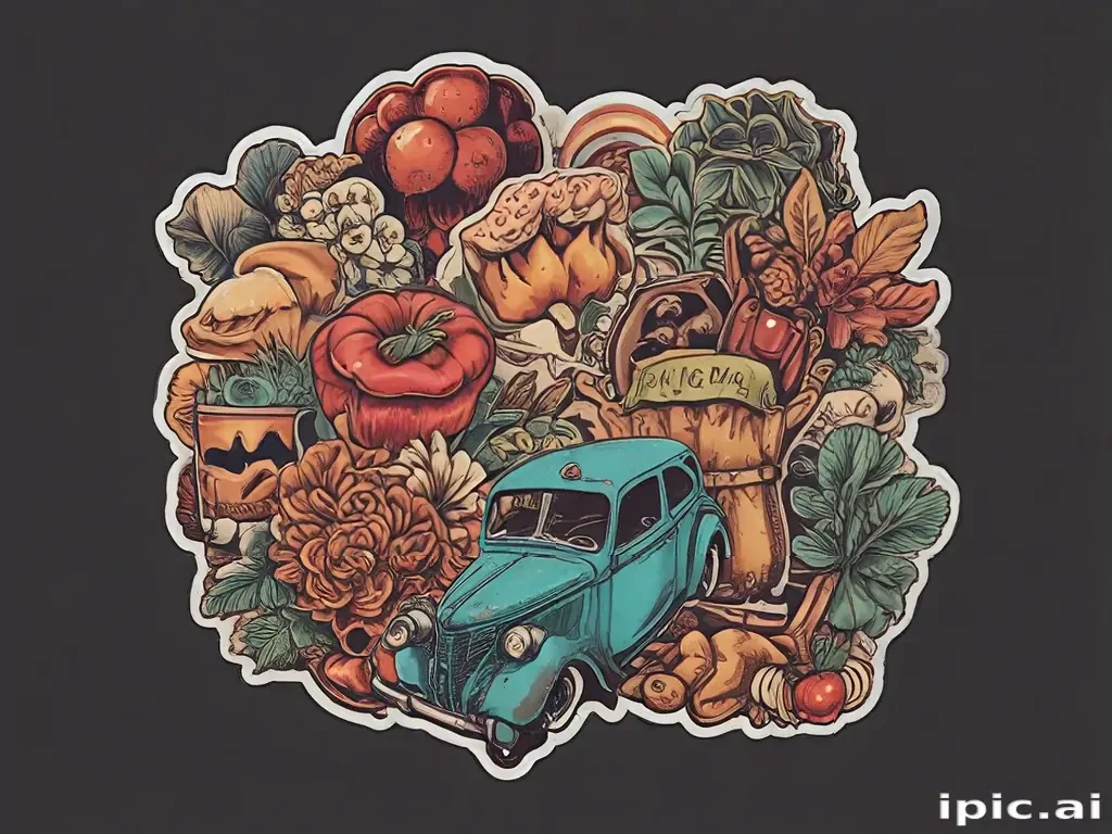 vintage stickers png