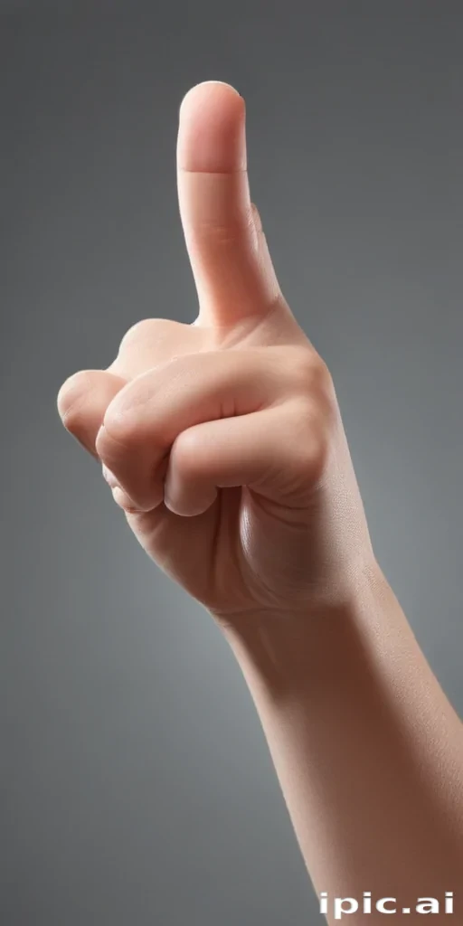 finger pointing png