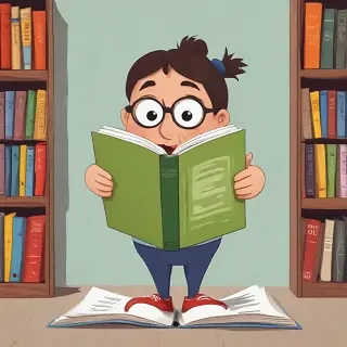 book cartoon image