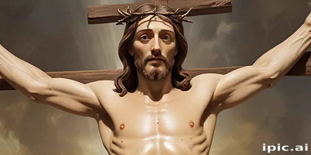 pictures of jesus on a cross