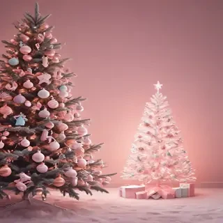 pastel aesthetic christmas wallpaper