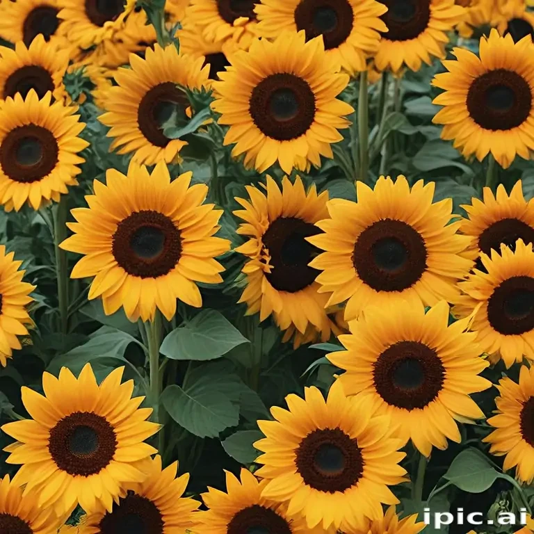 sunflowers aesthetic