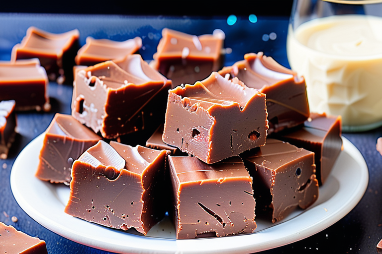 microwave fudge without condensed milk