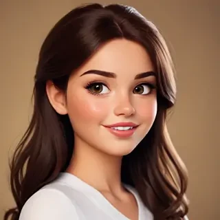 brunette cartoon characters