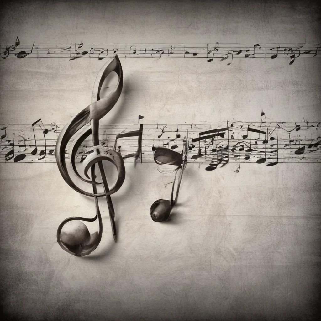 notes music background