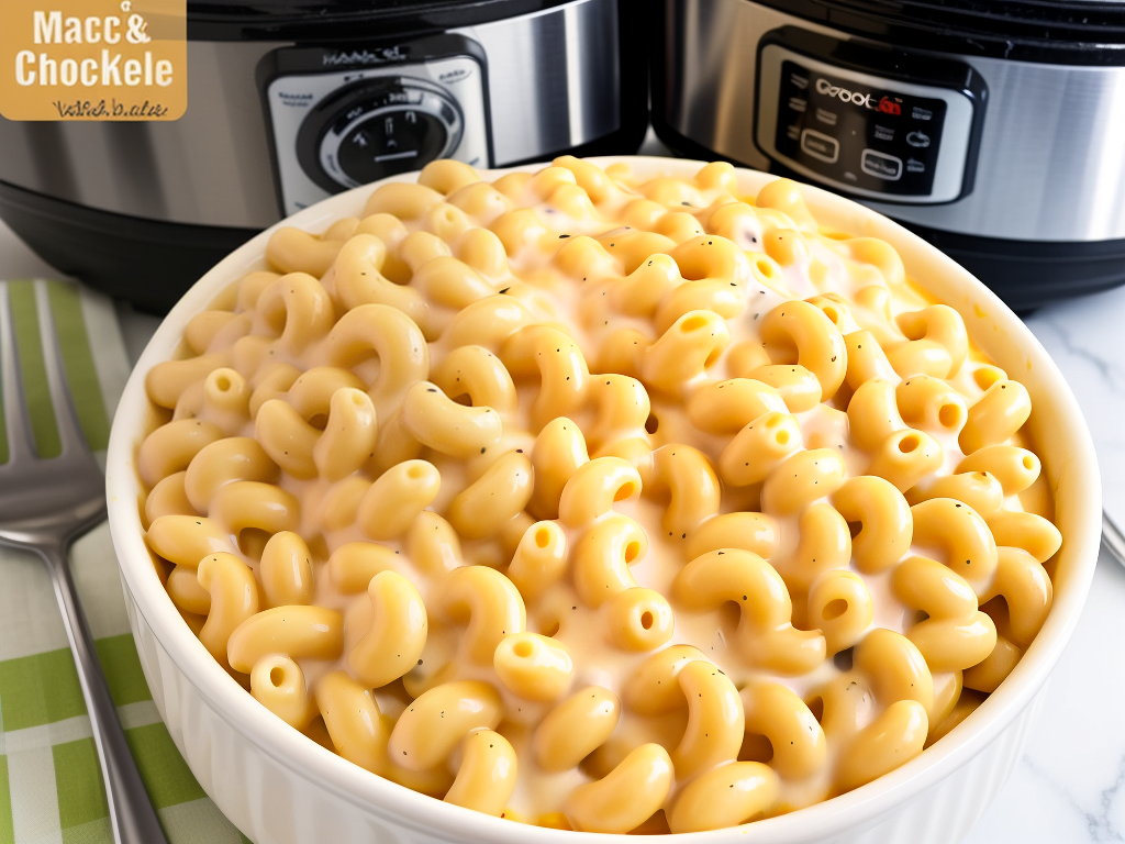 crock pot mac & cheese with velveeta
