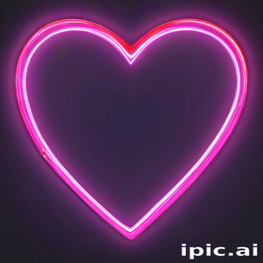 neon heart png