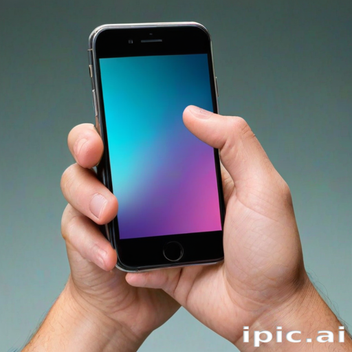 hand holding phone png