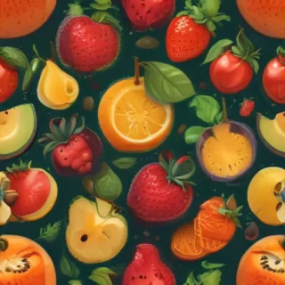 cartoon fruit