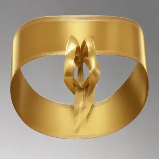 gold ribbon png