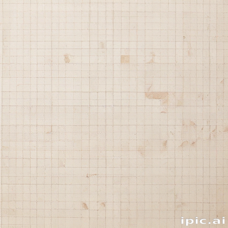 Subtle Graph Texture Paper Textured Background of Light-Colored Graph Paper with Subtle Wear and Tear