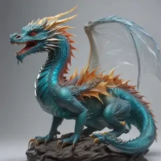 transparent dragon