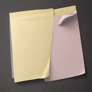 sticky note with transparent background