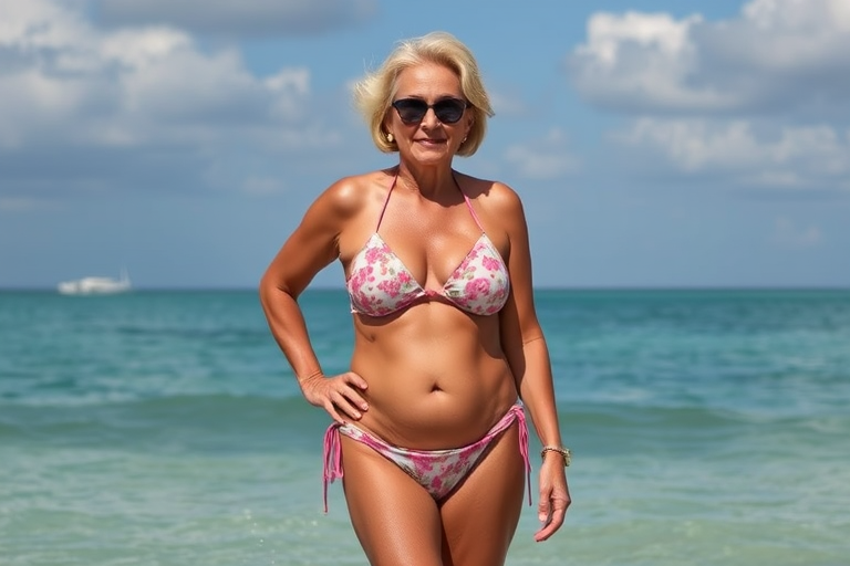 bikini granny