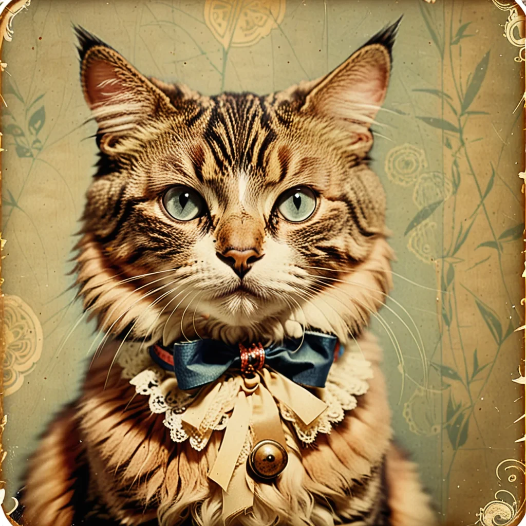 vintage cat