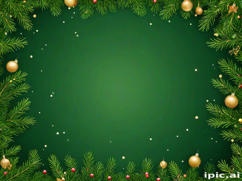 christmas background green
