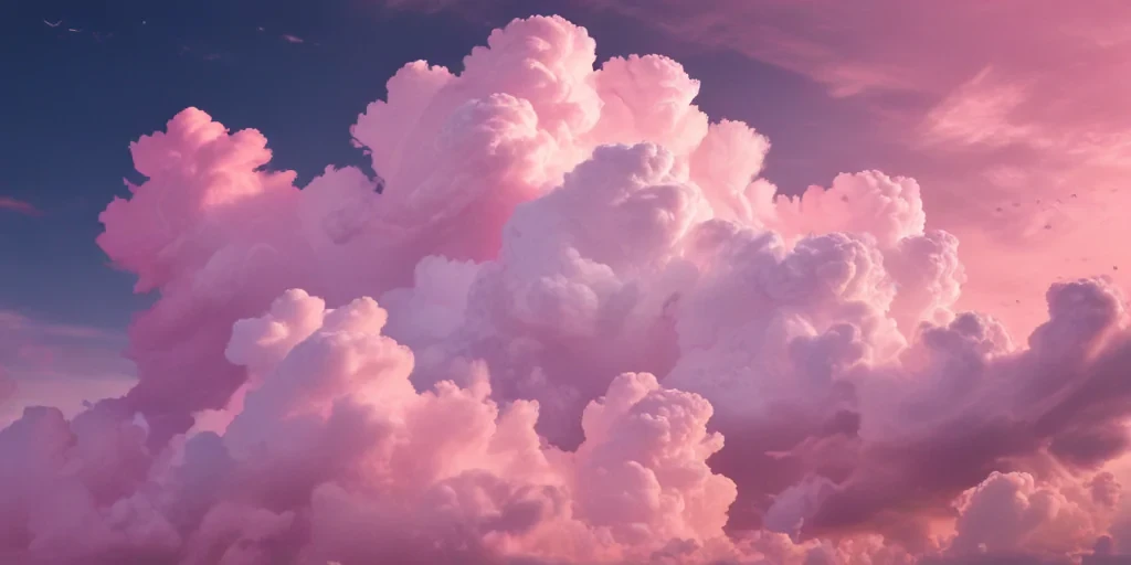 pink cloud wallpaper