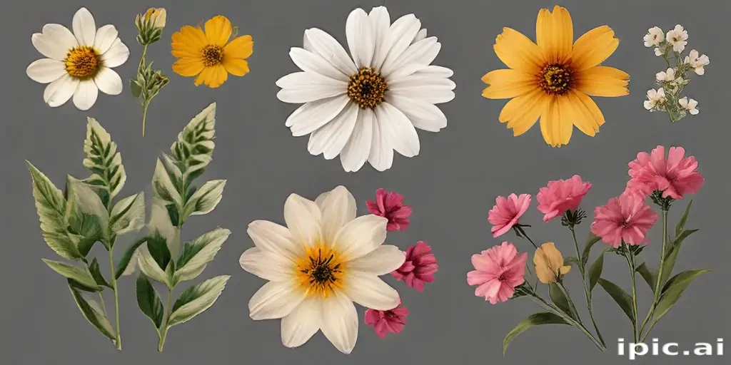 pressed flower png