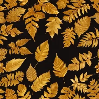 golden leaves background