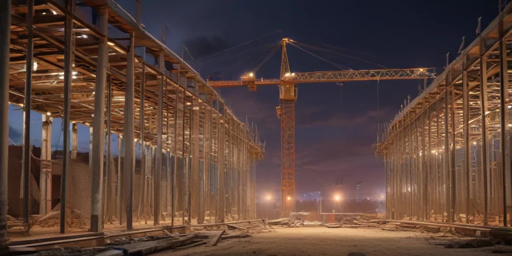 construction site background