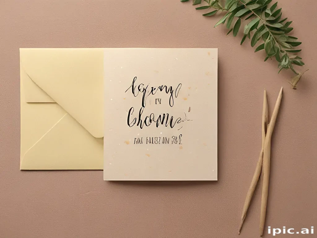 greeting card mockup