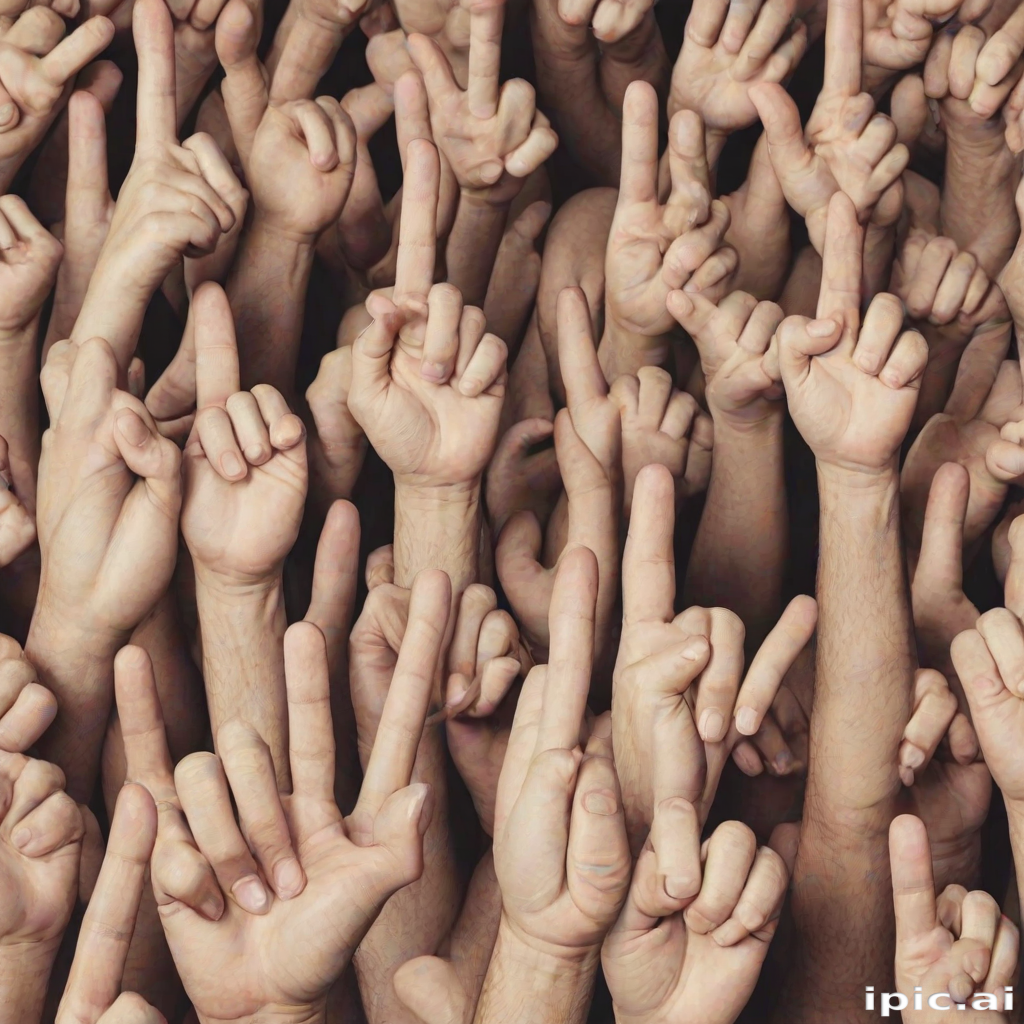 middle finger background