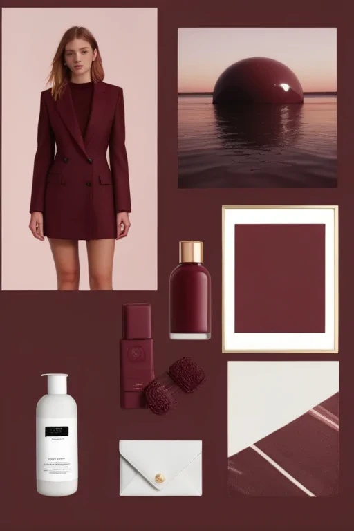 maroon aesthetic