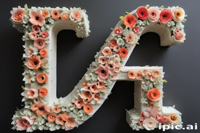floral letters