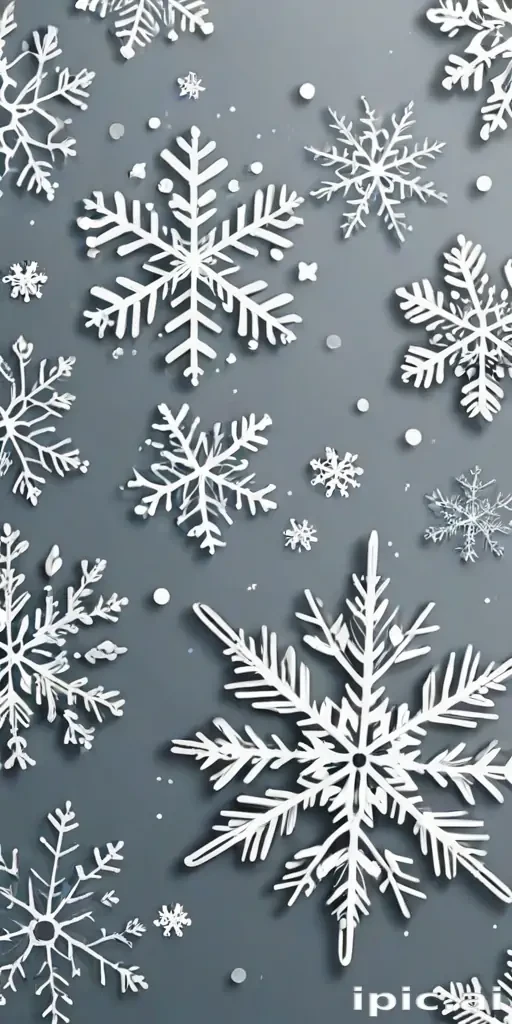 snowflake clipart free