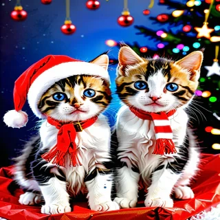 xmas cats images