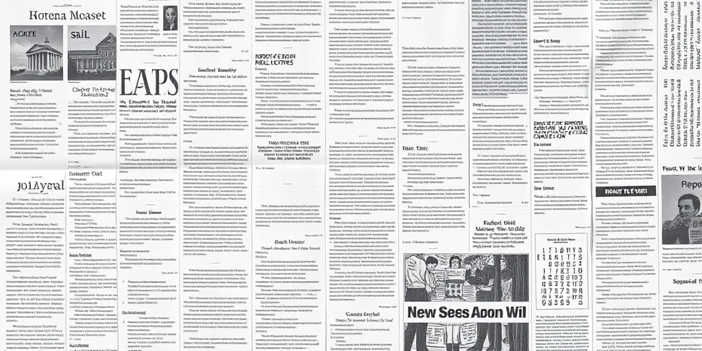 newspaper paper background