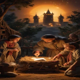 manger scene images free