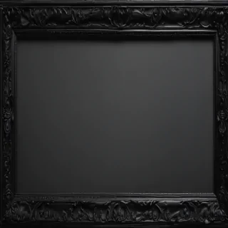 black frame transparent