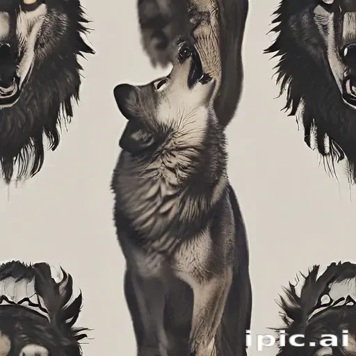 wolf howl png