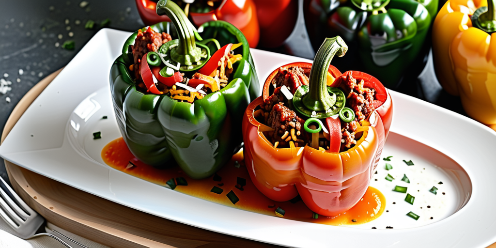 stuffed bell peppers without rice