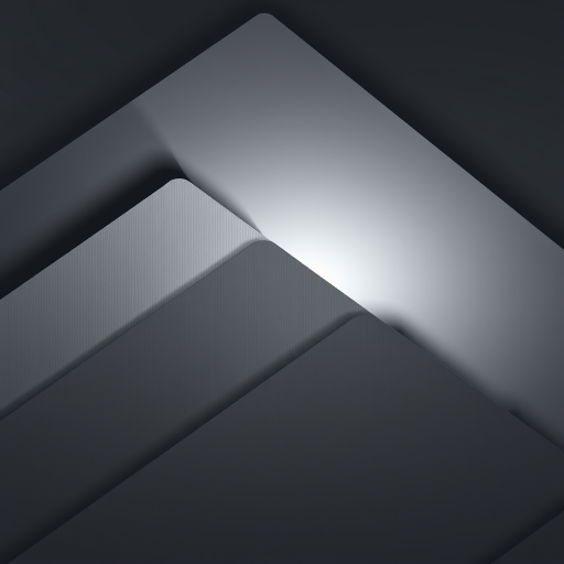 create a high-resolution abstract image featuring overlapping chevron patterns in shades of gray, with a soft gradient effect and a central bright light, captured with a Canon EOS R5 using a 50mm f/1.2 lens, at f/8, shutter speed 1/125, ISO 100, in a studio setting with diffused lighting for enhanced depth and texture.