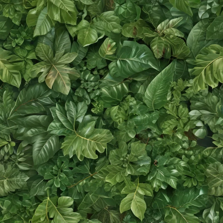 green leaf design